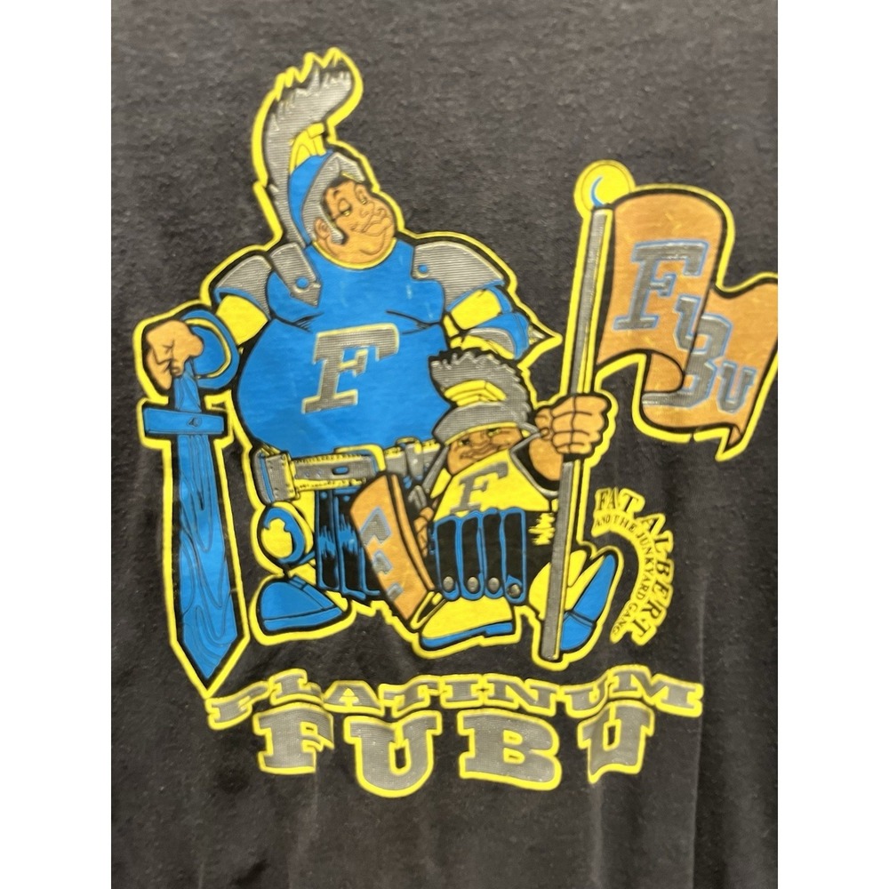 Vintage Y2K Platinum Fubu FAT ALBERT T Shirt Sz XL VTG RARE HIP HOP NYC - Picture 2 of 6